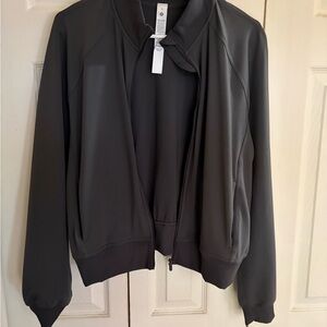 lululemon athletica Black Bomber Jacket
